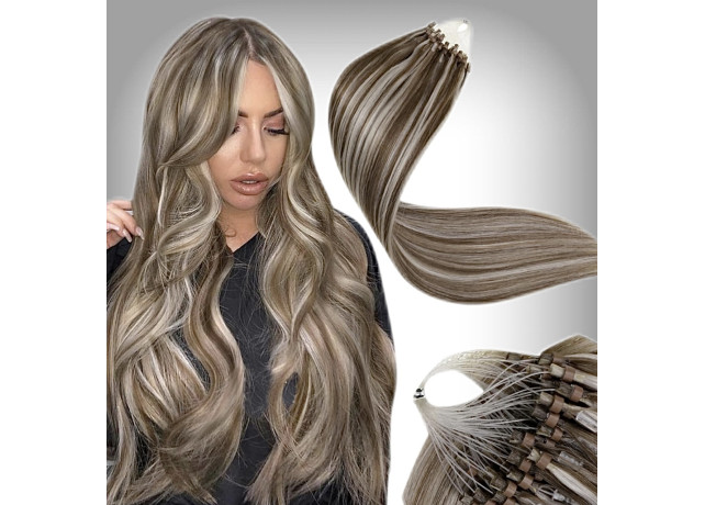 Extensii Microring Oskar Balayage #4 #60
